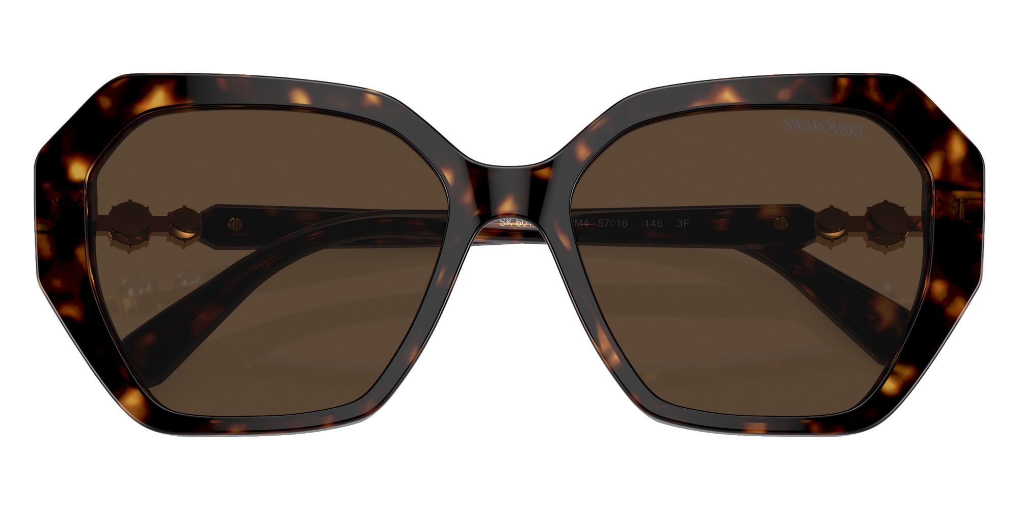 Swarovski SK6017F 1002M4 57 - Dark Havana / Photo Brown #id:sk6017f1002m4_s:102100