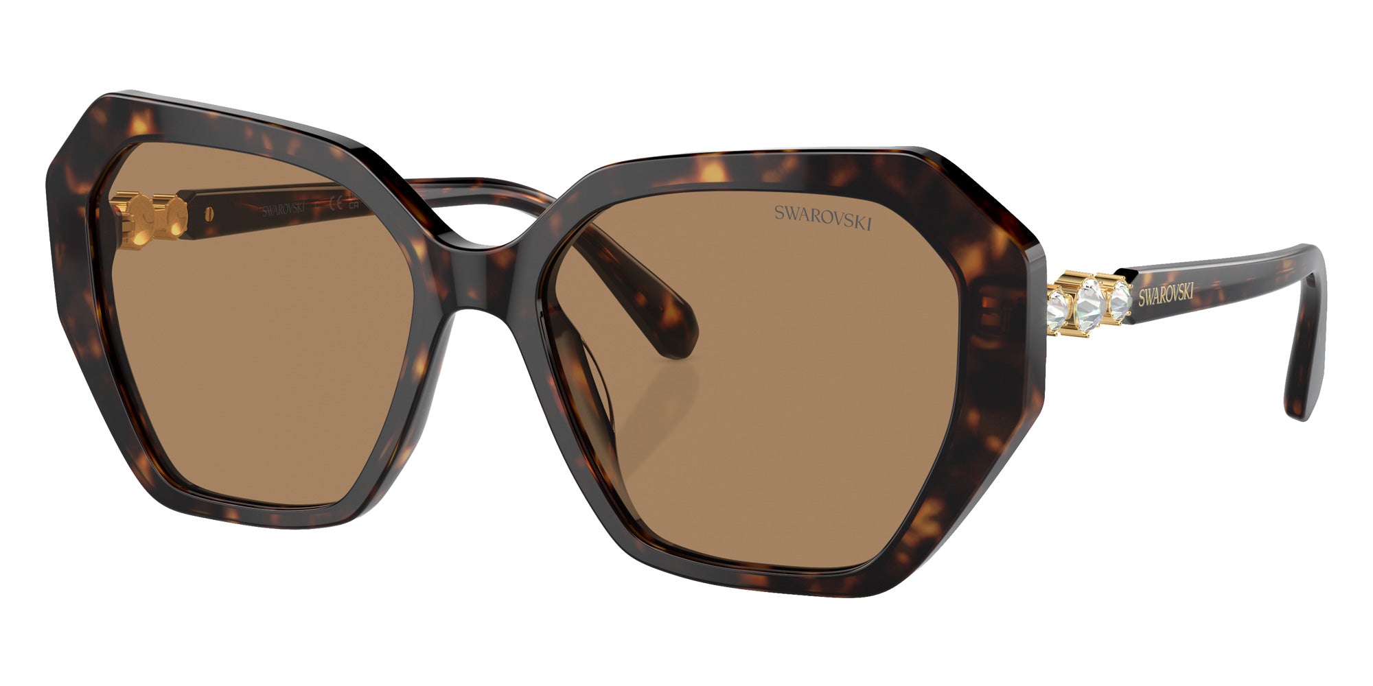 Swarovski SK6017F 1002M4 57 - Dark Havana / Photo Brown #id:sk6017f1002m4_s:102105