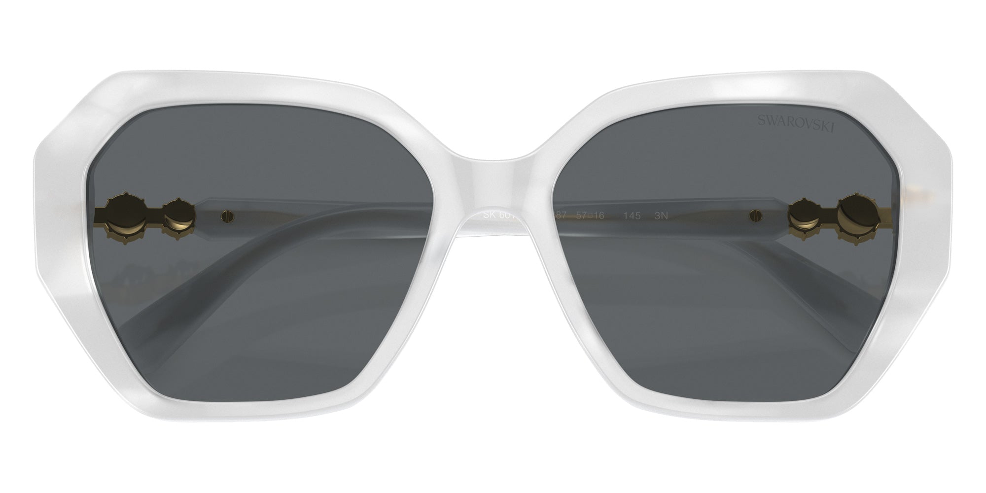 Swarovski SK6017F 104287 57 - White / Dark Gray #id:sk6017f104287_s:106120