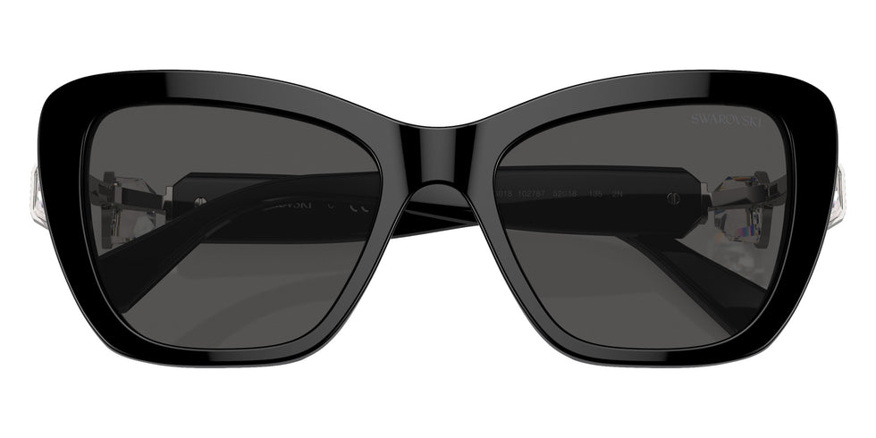Swarovski SK6018 100187 52 - Black / Dark Gray #id:sk6018100187_s:100120