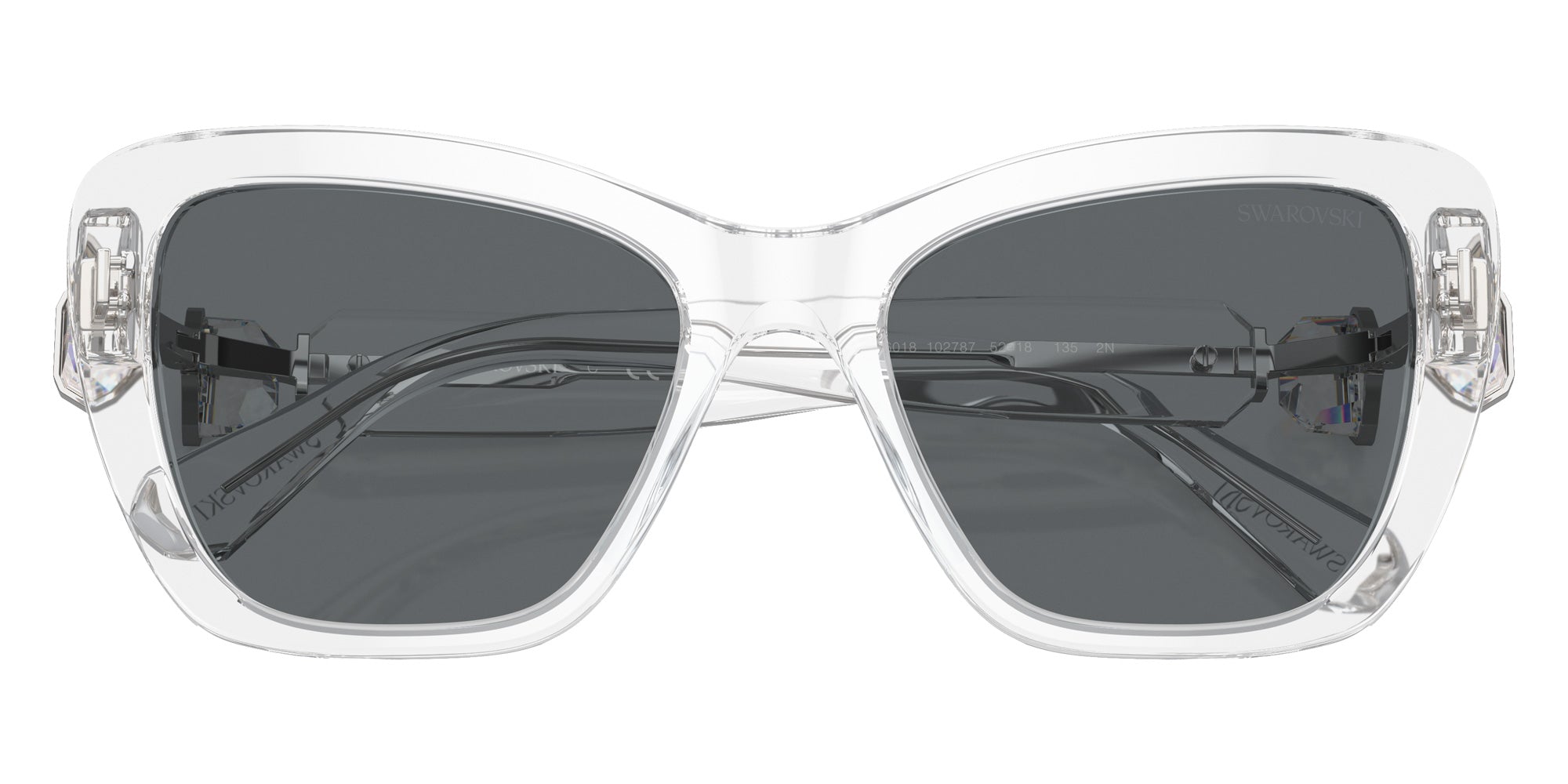 Swarovski SK6018 102787 52 - Crystal / Dark Gray #id:sk6018102787_s:104120