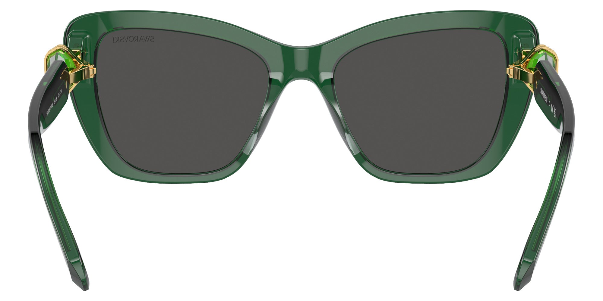 Swarovski SK6018 104587 52 - Transparent Dark Green / Dark Gray #id:sk6018104587_s:108115