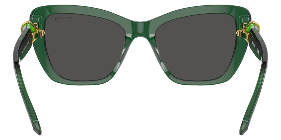 Swarovski SK6018 104587 52 - Transparent Dark Green / Dark Gray #id:sk6018104587_s:108115