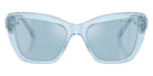 Swarovski SK6018 10491N 52 - Transparent Light Blue / Light Blue Mirrored Silver #id:sk601810491n_s:110100