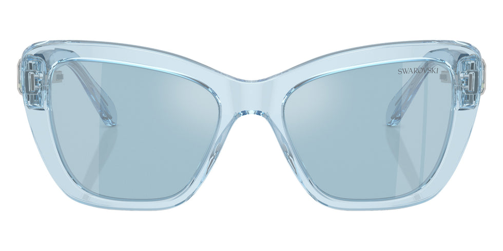 Swarovski SK6018 10491N 52 - Transparent Light Blue / Light Blue Mirrored Silver #id:sk601810491n_s:110100
