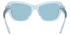 Swarovski SK6018 10491N 52 - Transparent Light Blue / Light Blue Mirrored Silver #id:sk601810491n_s:110115