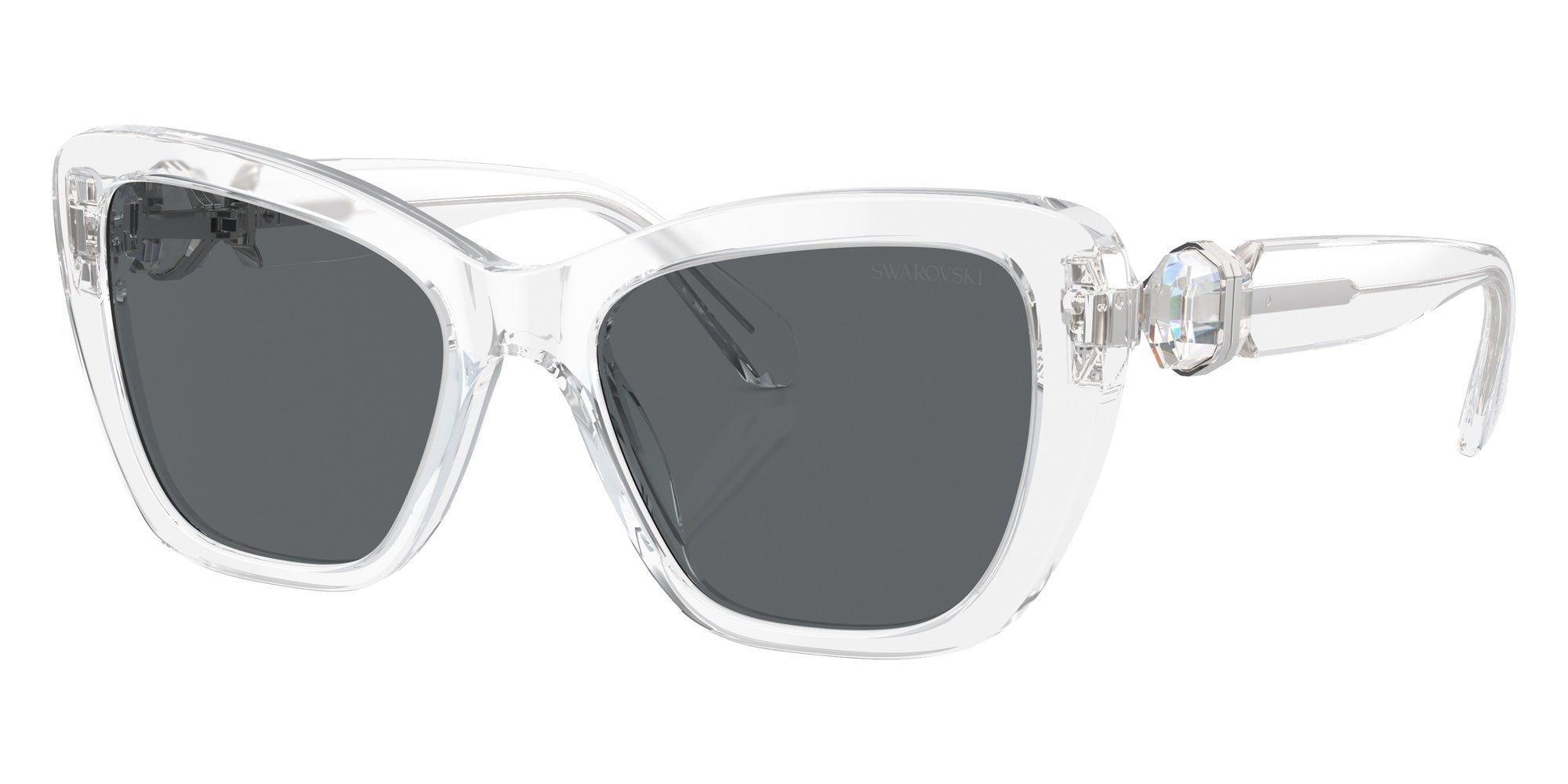Swarovski SK6018F 102787 55 - Crystal / Dark Gray #id:sk6018f102787_s:102105