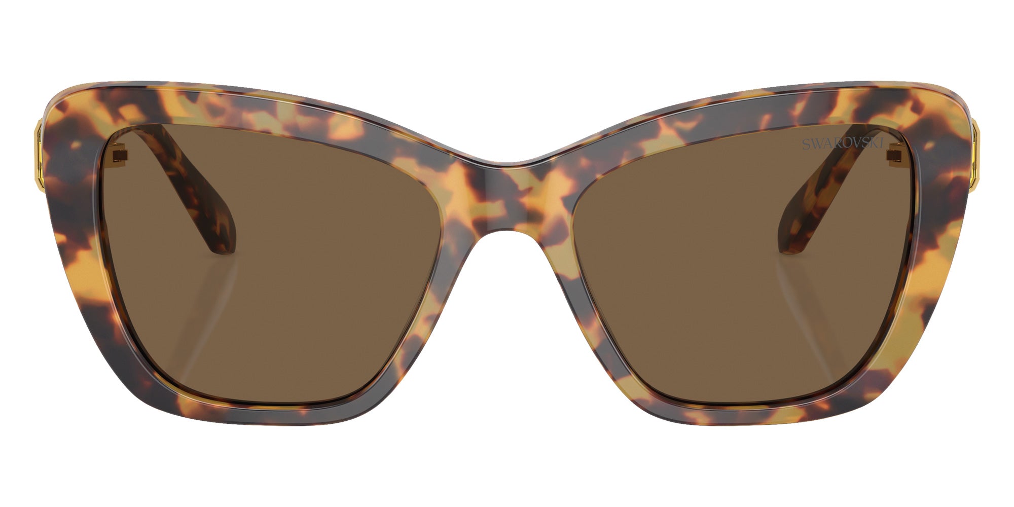 Swarovski SK6018F 104073 55 - Havana Media / Dark Brown #id:sk6018f104073_s:104100