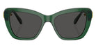 Swarovski SK6018F 104587 55 - Transparent Dark Green / Dark Gray #id:sk6018f104587_s:106100