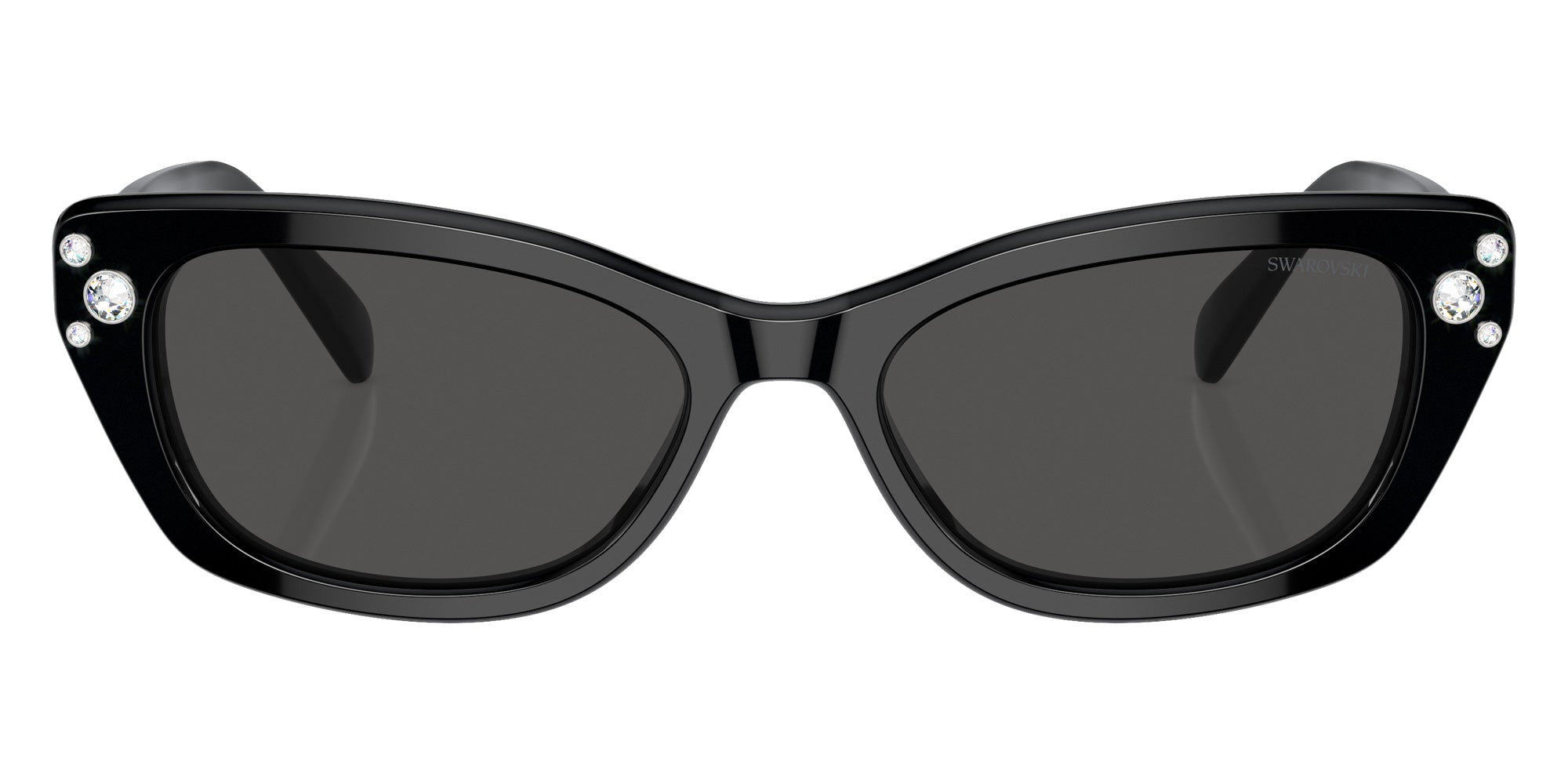 Swarovski SK6019 100187 54 - Black / Dark Gray #id:sk6019100187_s:100100