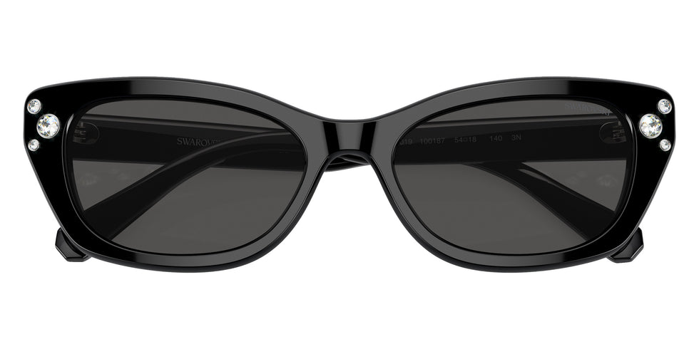 Swarovski SK6019 100187 54 - Black / Dark Gray #id:sk6019100187_s:100120