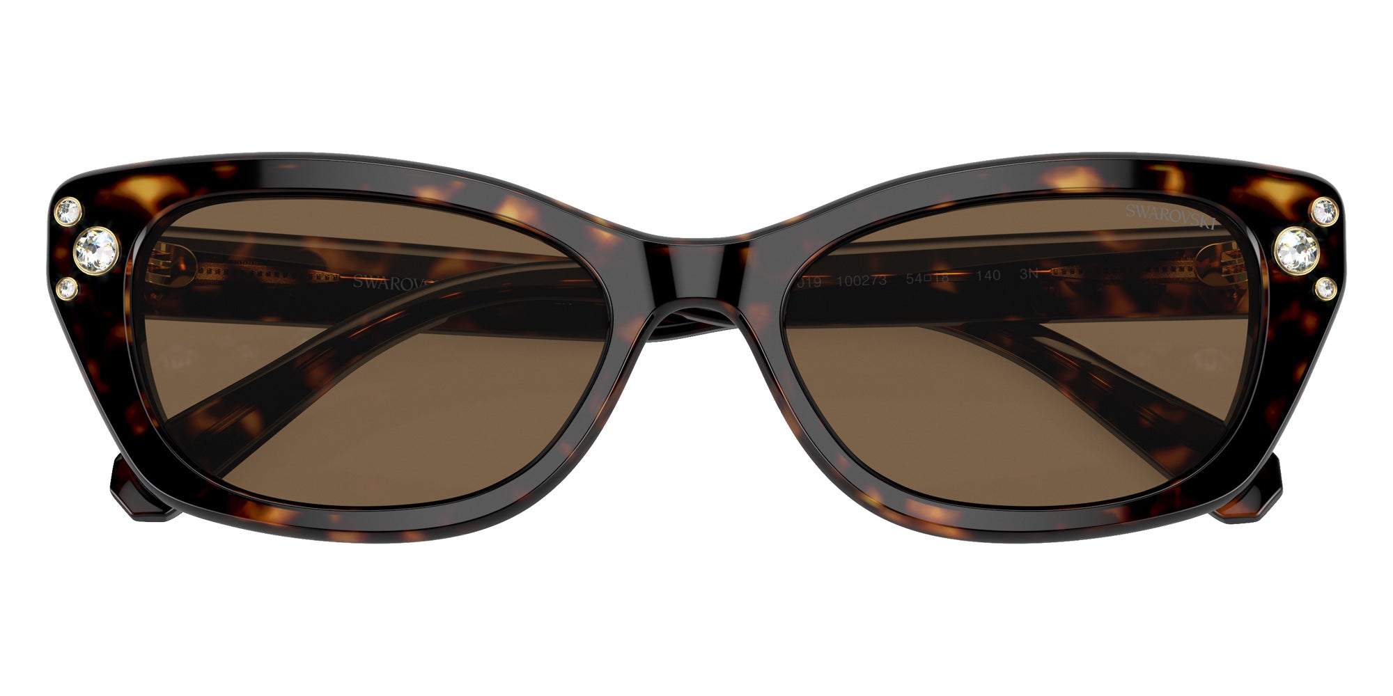 Swarovski SK6019 100273 54 - Havana / Dark Brown #id:sk6019100273_s:102120