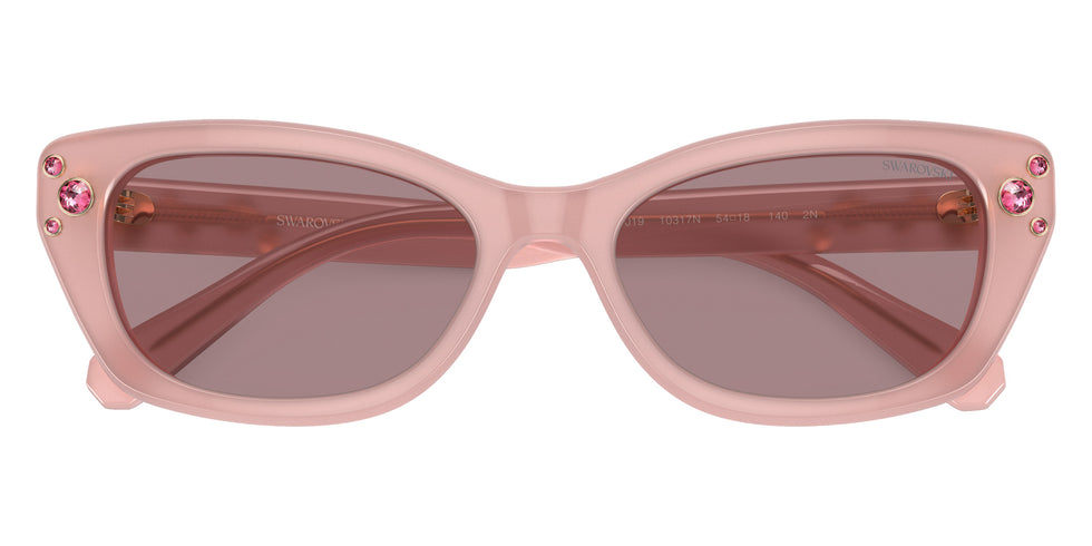 Swarovski SK6019 10317N 54 - Milky Pink / Light Purple Brown #id:sk601910317n_s:106120