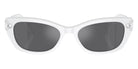 Swarovski SK6019 10336G 54 - Milky White / Gray Mirrored Black #id:sk601910336g_s:108100