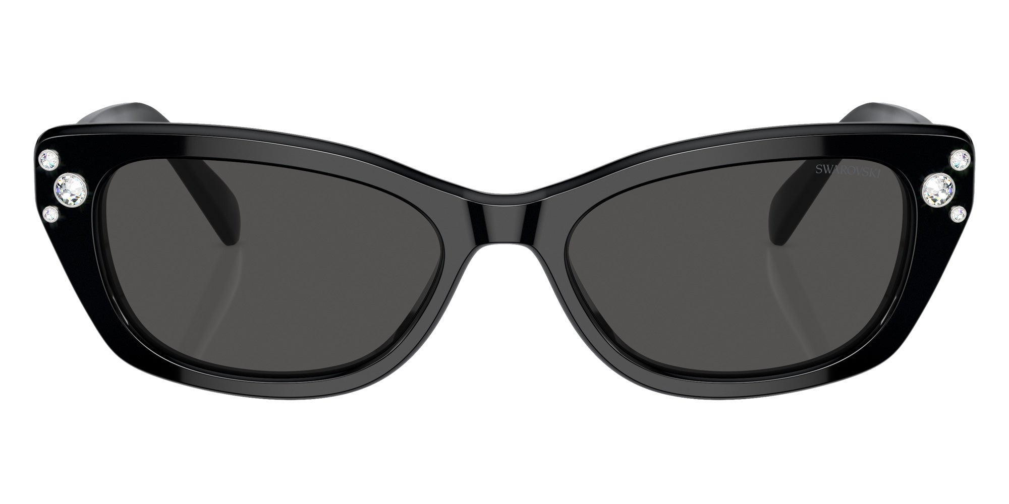 Swarovski SK6019F 100187 54 - Black / Dark Gray #id:sk6019f100187_s:100100
