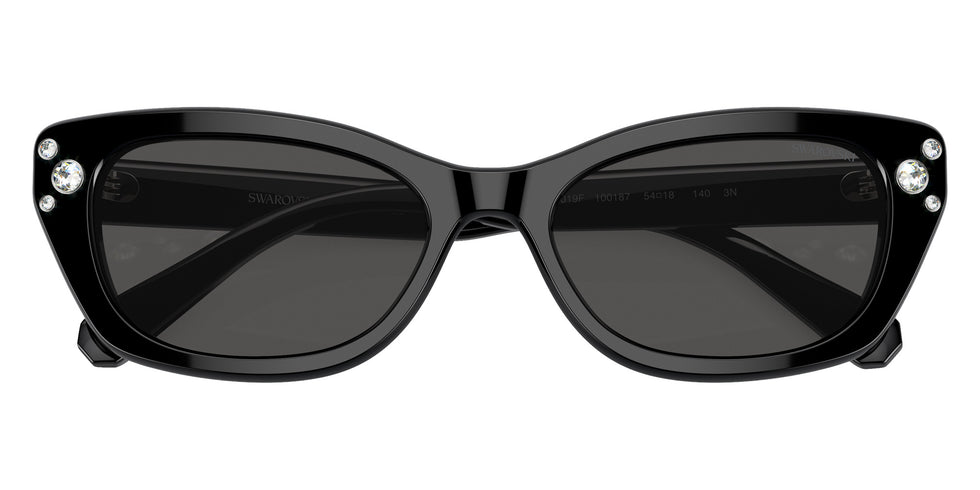 Swarovski SK6019F 100187 54 - Black / Dark Gray #id:sk6019f100187_s:100120
