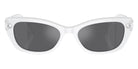 Swarovski SK6019F 10336G 54 - Milky White / Gray Mirrored Black #id:sk6019f10336g_s:104100