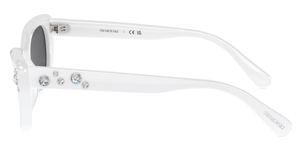 Swarovski SK6019F 10336G 54 - Milky White / Gray Mirrored Black #id:sk6019f10336g_s:104110