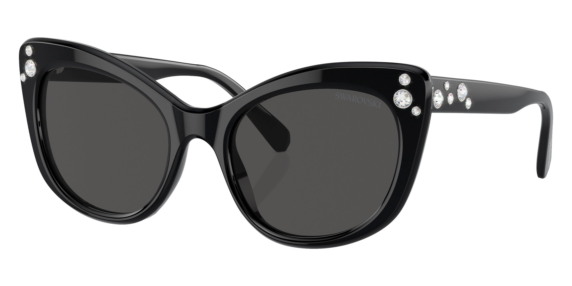 Swarovski SK6020 100187 55 - Black / Dark Gray #id:sk6020100187_s:100105