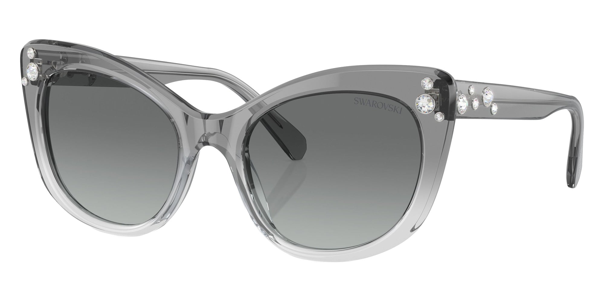 Swarovski SK6020 104611 55 - Transparent Dark Gray / Gradient Gray #id:sk6020104611_s:100105