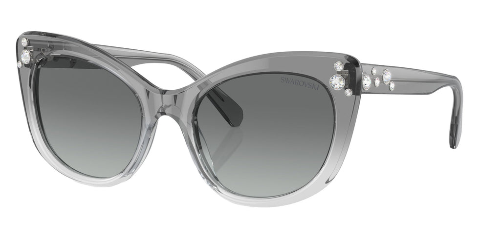 Swarovski SK6020 104611 55 - Transparent Dark Gray / Gradient Gray #id:sk6020104611_s:100105