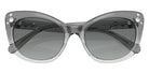 Swarovski SK6020 104611 55 - Transparent Dark Gray / Gradient Gray #id:sk6020104611_s:100120