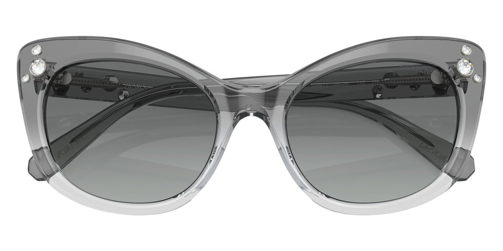 Swarovski SK6020 104611 55 - Transparent Dark Gray / Gradient Gray #id:sk6020104611_s:100120