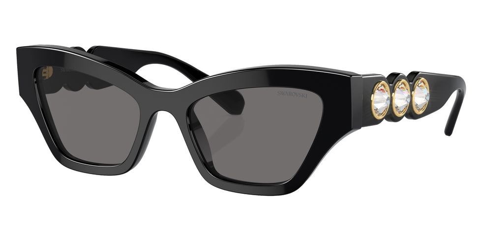 Swarovski SK6021 100181 53 - Black / Dark Gray Polarized #id:sk6021100181_s:100105