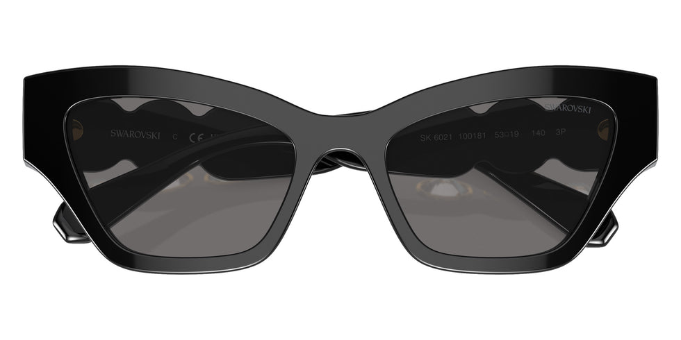 Swarovski SK6021 100181 53 - Black / Dark Gray Polarized #id:sk6021100181_s:100120