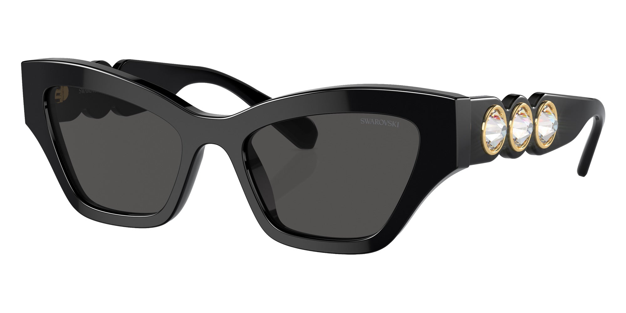 Swarovski SK6021 100187 53 - Black / Dark Gray #id:sk6021100187_s:102105