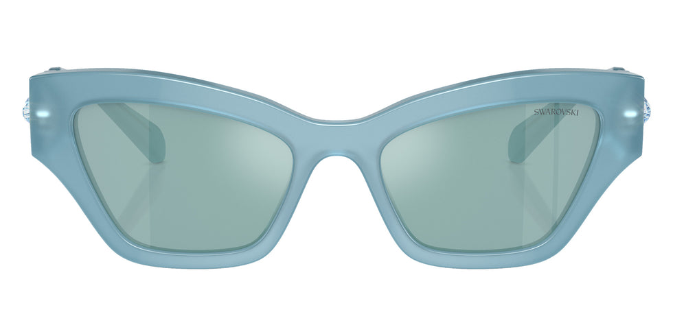 Swarovski SK6021 20046J 53 - Milky Light Blue / Blue Mirrored White #id:sk602120046j_s:110100