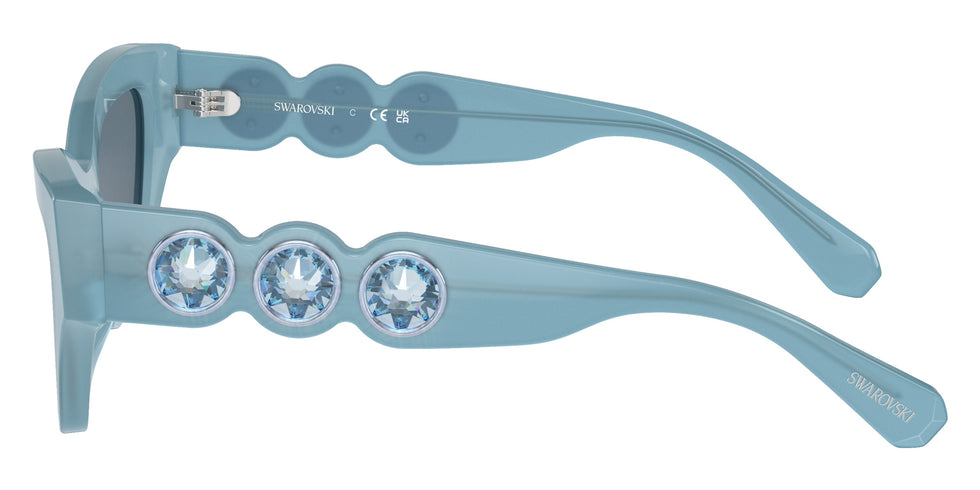 Swarovski SK6021 20046J 53 - Milky Light Blue / Blue Mirrored White #id:sk602120046j_s:110110