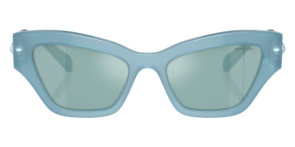 Swarovski SK6021F 20046J 54 - Milky Light Blue / Blue Mirrored White #id:sk6021f20046j_s:106100