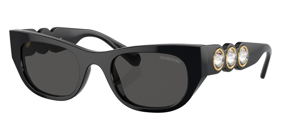 Swarovski SK6022 100187 51 - Black / Dark Gray #id:sk6022100187_s:100105