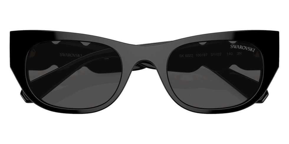 Swarovski SK6022 100187 51 - Black / Dark Gray #id:sk6022100187_s:100120