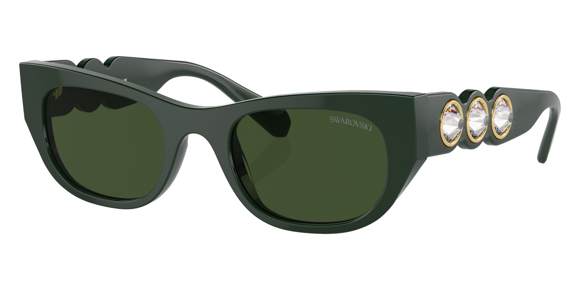 Swarovski SK6022 102671 51 - Dark Green / Dark Green #id:sk6022102671_s:102105