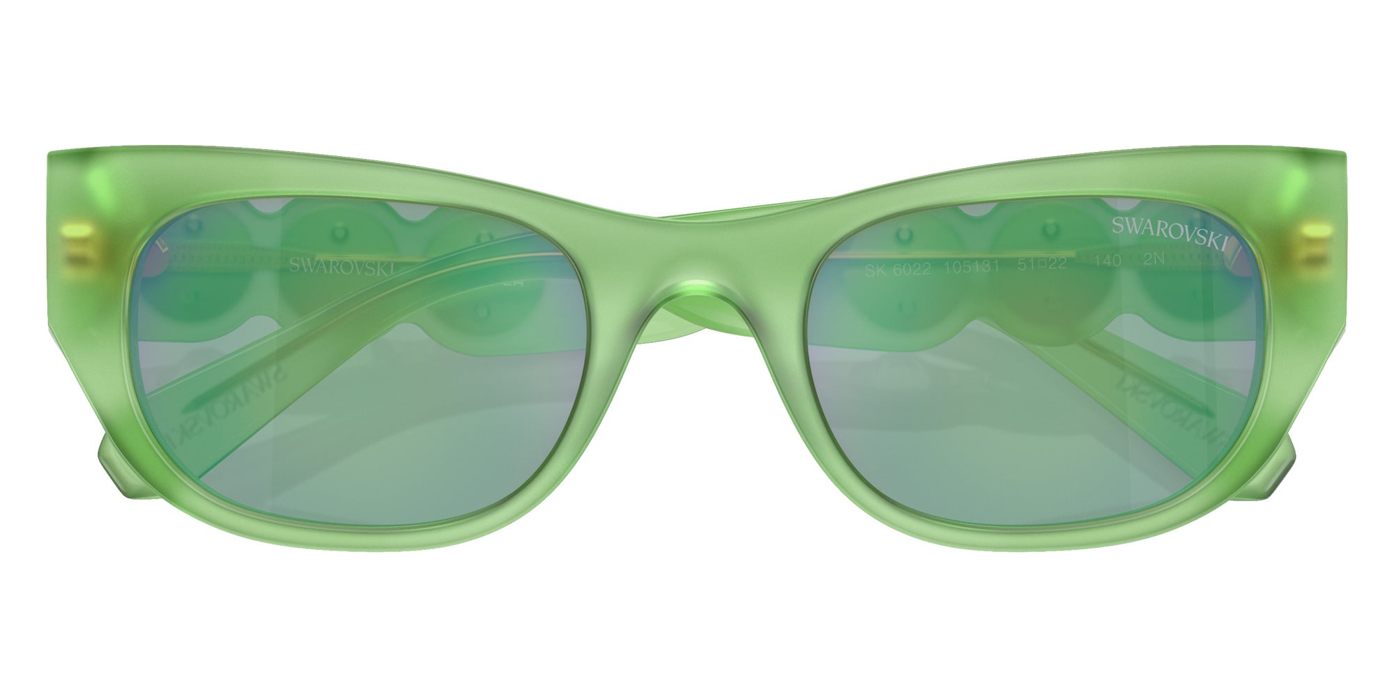 Swarovski SK6022 105131 51 - Milky Green / Light Blue Mirrored Green #id:sk6022105131_s:106120