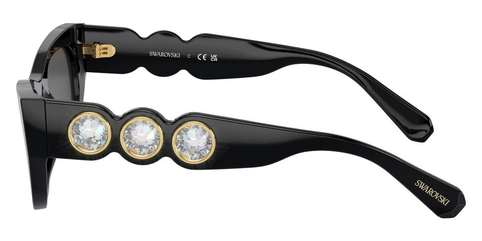 Swarovski SK6022F 100187 53 - Black / Dark Gray #id:sk6022f100187_s:100110