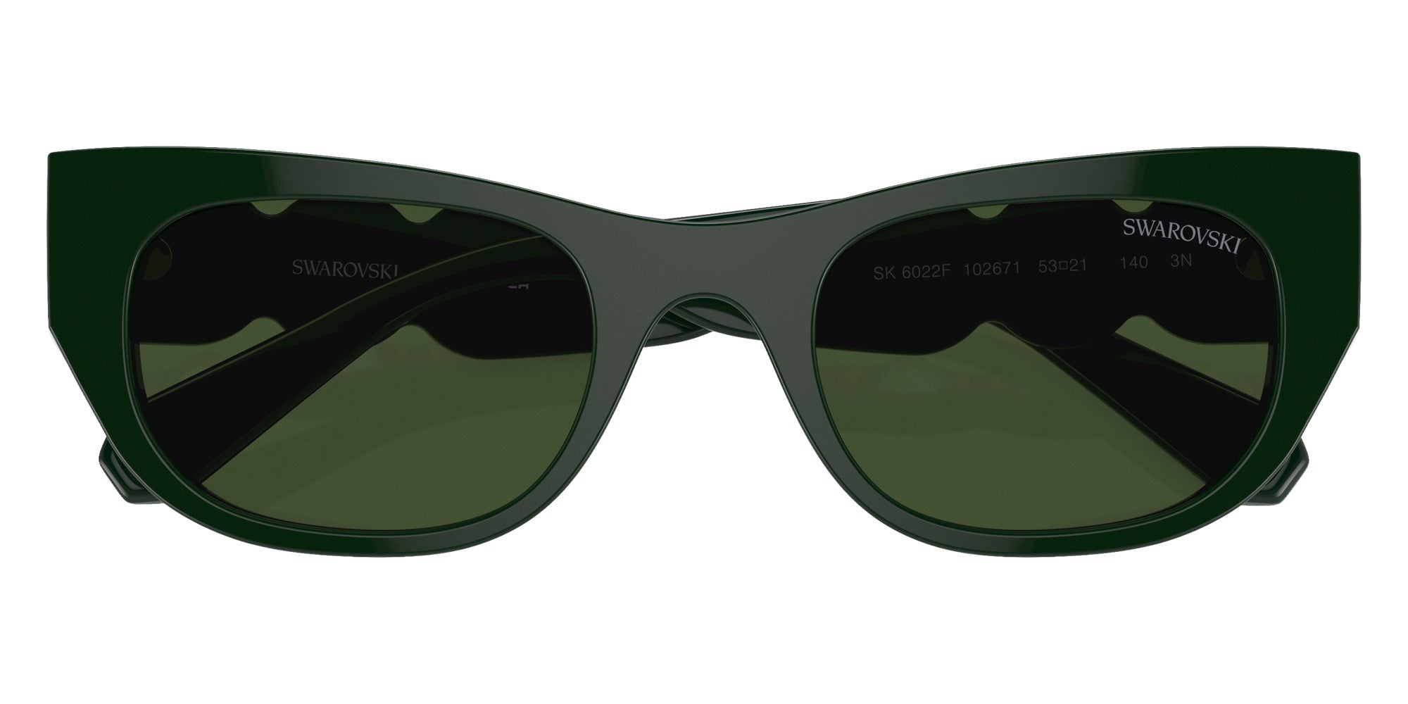 Swarovski SK6022F 102671 53 - Dark Green / Dark Green #id:sk6022f102671_s:102120