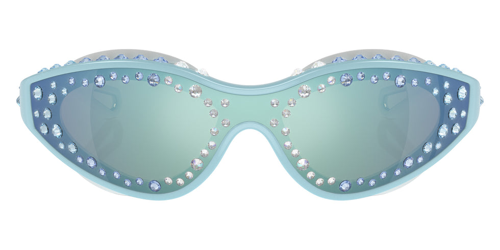 Swarovski SK6024 105255 142 - Light Blue/White / Light Green Mirrored Blue #id:sk6024105255_s:102100