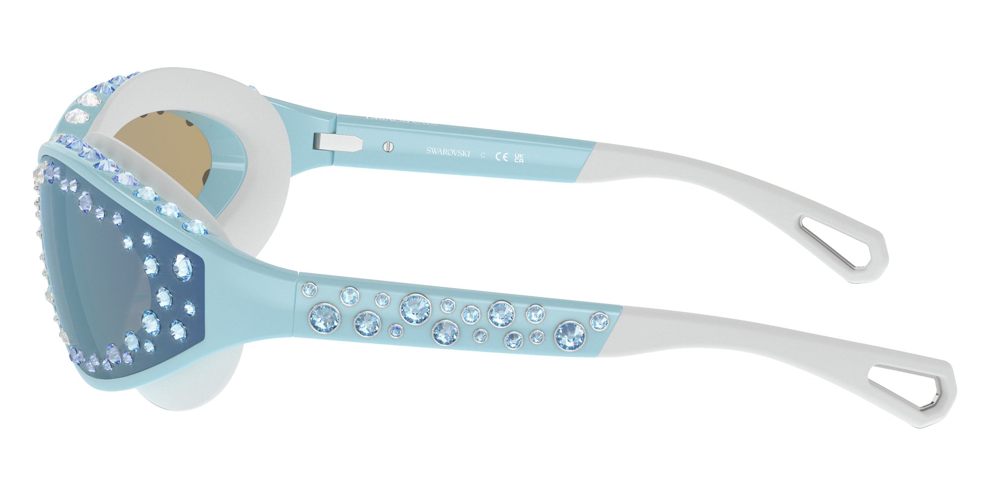Swarovski SK6024 105255 142 - Light Blue/White / Light Green Mirrored Blue #id:sk6024105255_s:102110