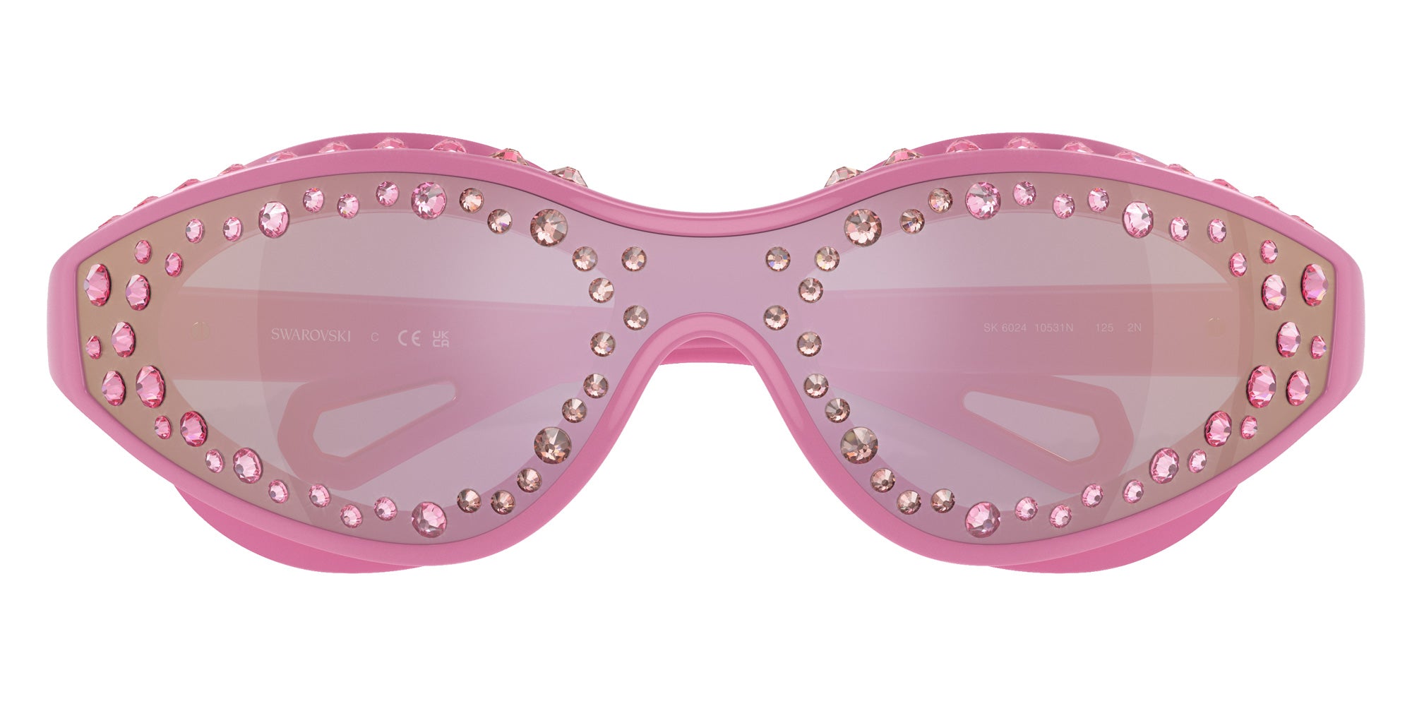 Swarovski SK6024 10531N 142 - Pink / Blue Mirrored Purple Rose #id:sk602410531n_s:104120