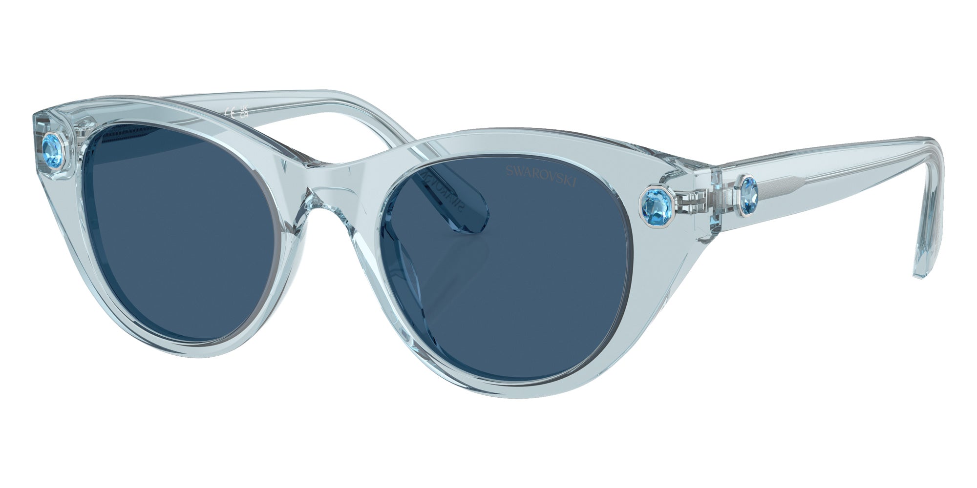 Swarovski SK6025 106555 47 - Transparent Light Blue / Dark Blue #id:sk6025106555_s:104105