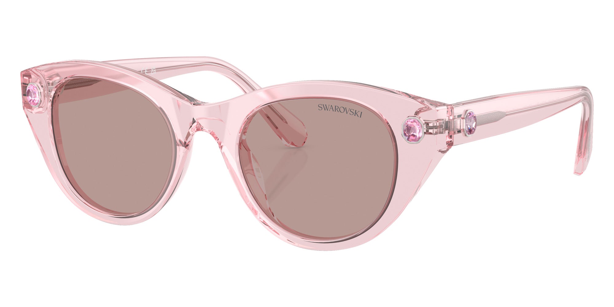 Swarovski SK6025 30017N 47 - Transparent Pink / Light Purple Brown #id:sk602530017n_s:106105
