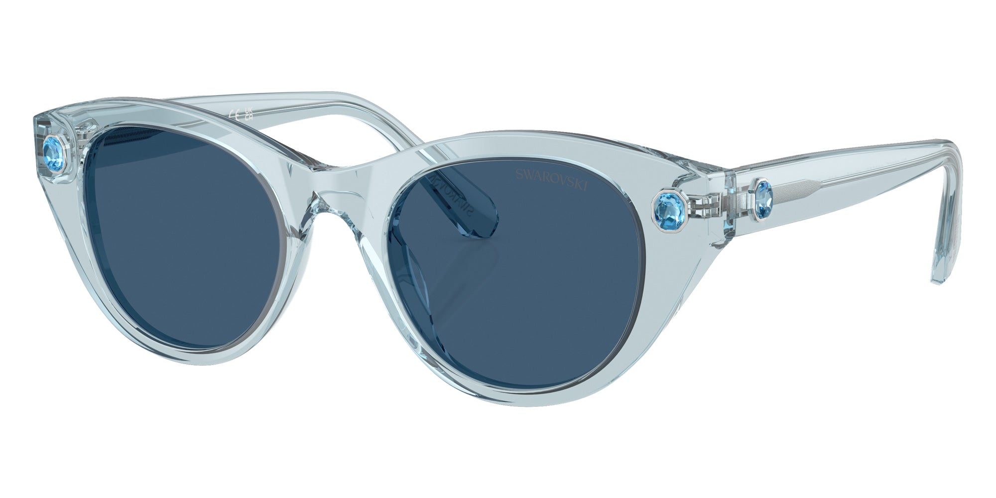 Swarovski SK6025F 106555 48 - Transparent Light Blue / Dark Blue #id:sk6025f106555_s:104105