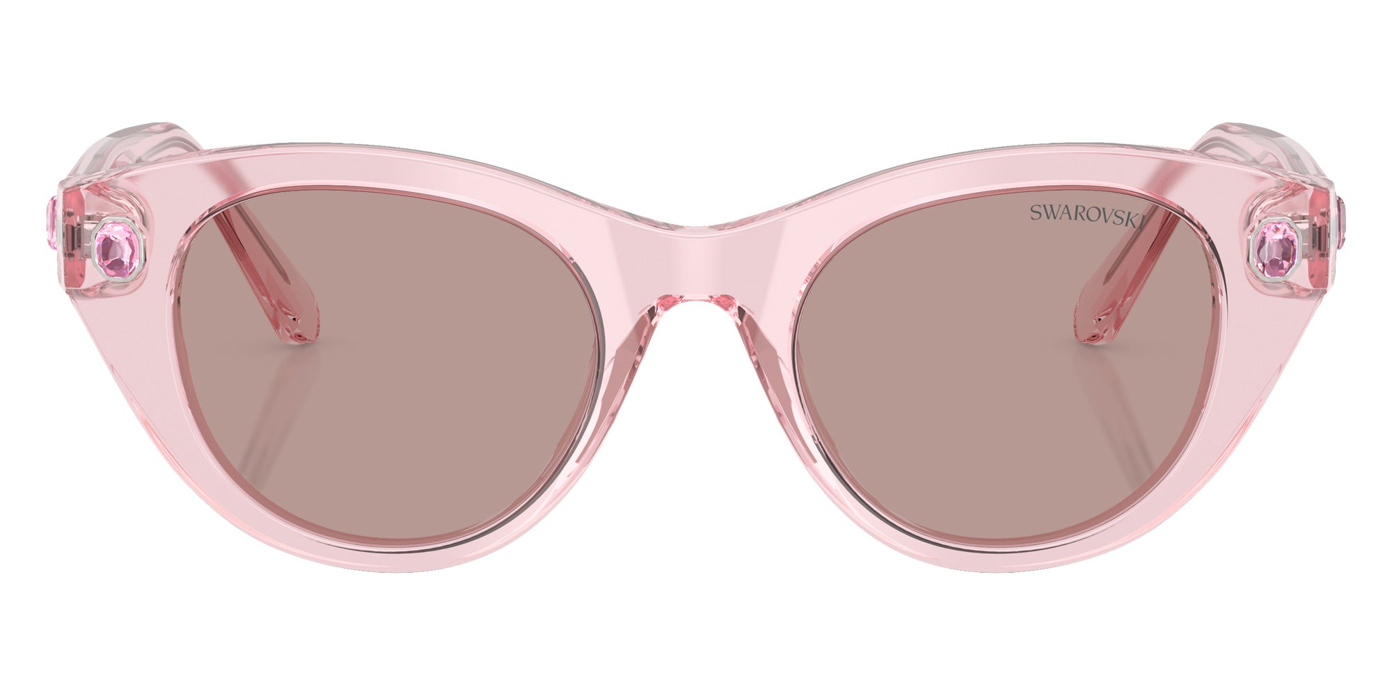Swarovski SK6025F 30017N 48 - Transparent Pink / Light Purple Brown #id:sk6025f30017n_s:106100