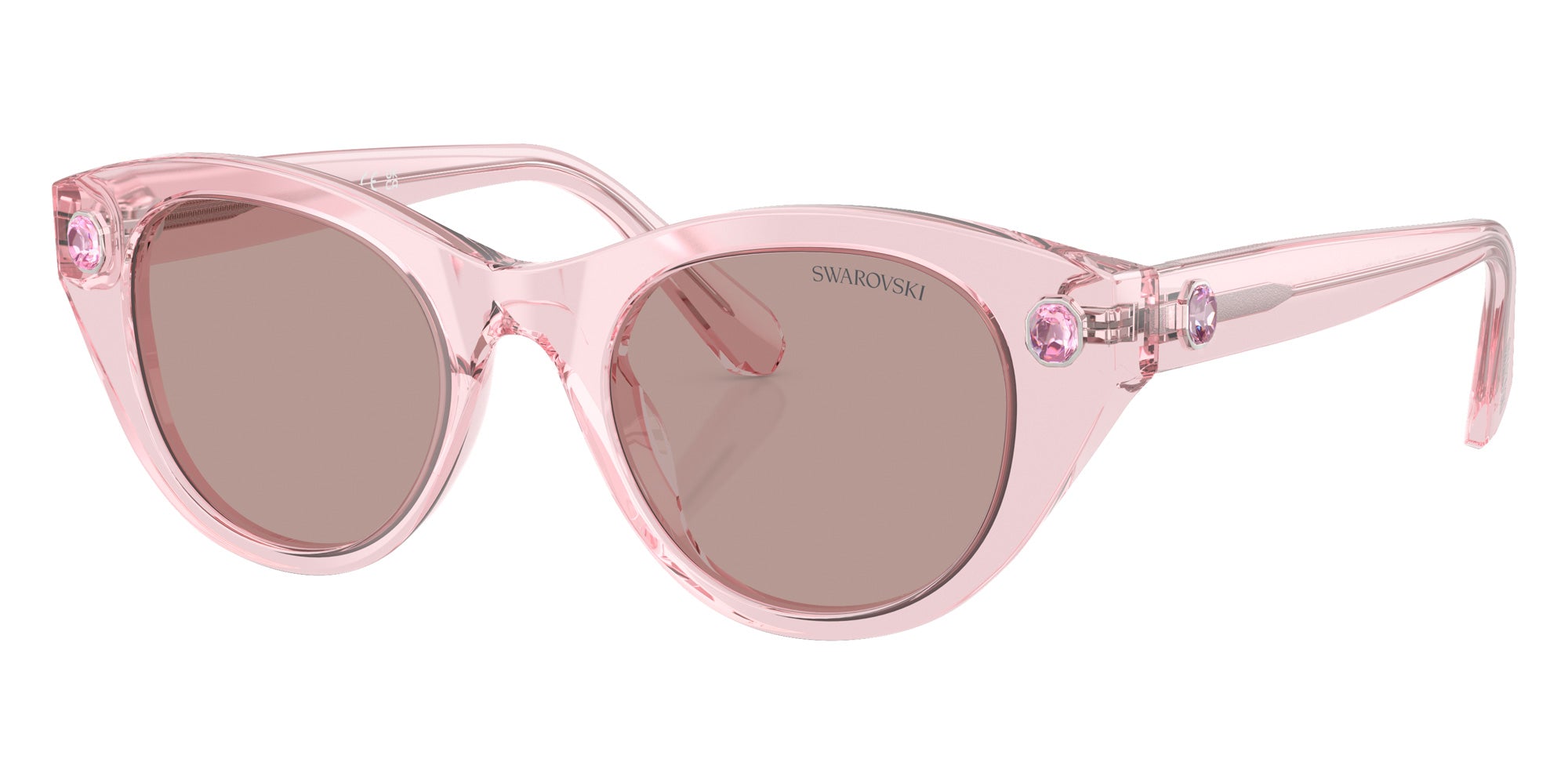 Swarovski SK6025F 30017N 48 - Transparent Pink / Light Purple Brown #id:sk6025f30017n_s:106105
