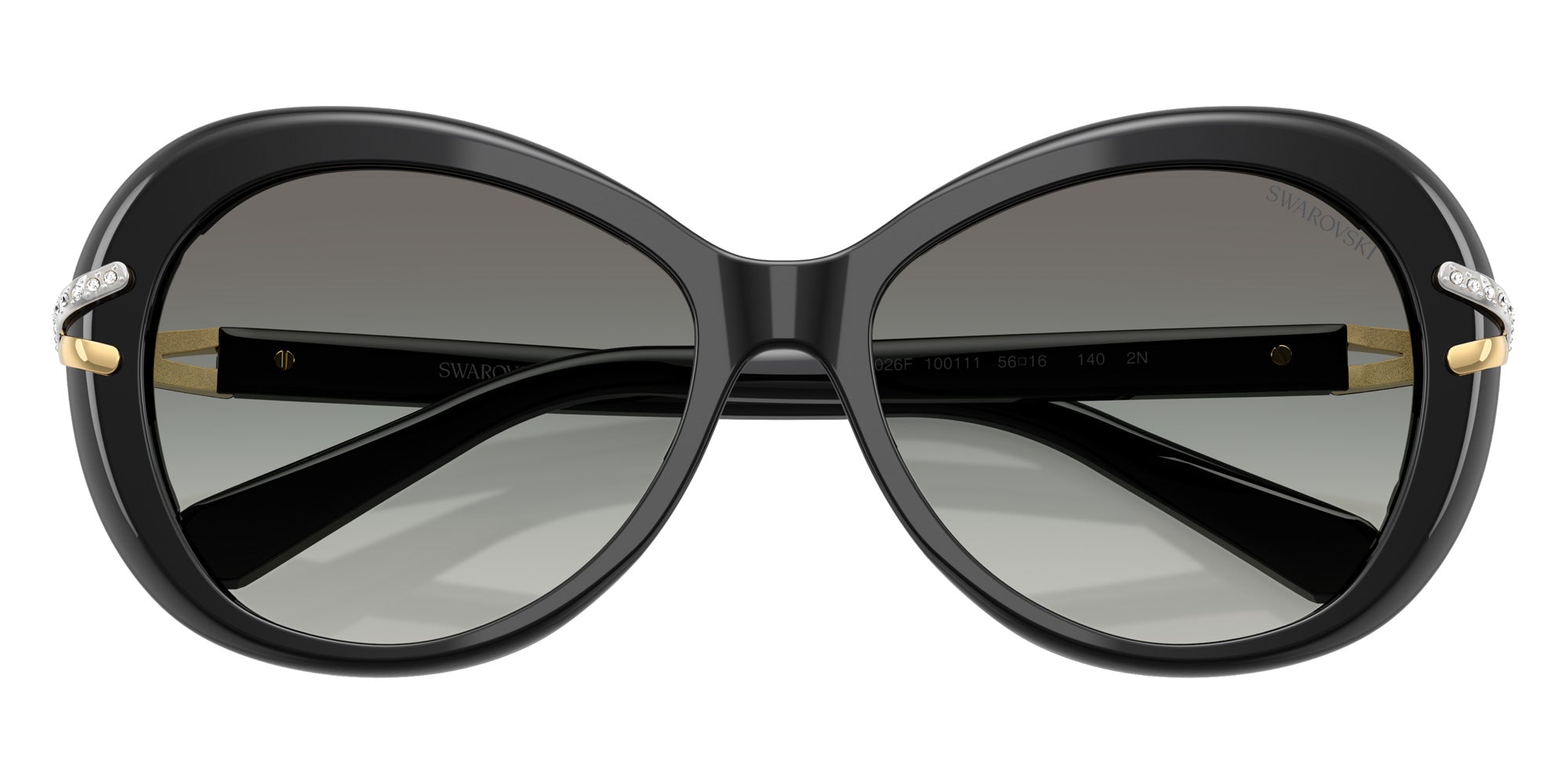 Swarovski SK6026F 100111 56 - Black / Gray Gradient #id:sk6026f100111_s:100120