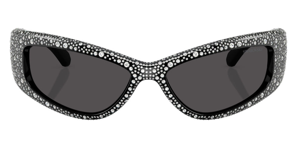 Swarovski SK6027 100187 60 - Black / Dark Gray #id:sk6027100187_s:100100