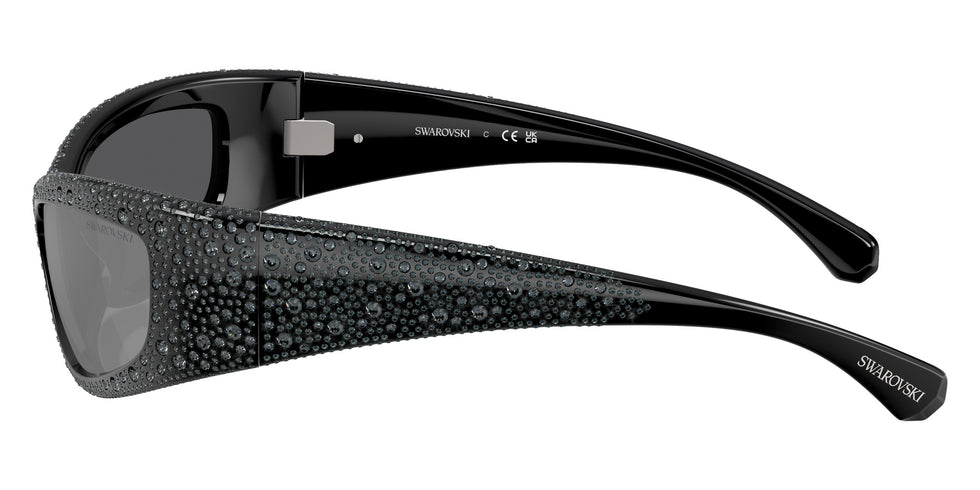 Swarovski SK6027 10326G 60 - Black / Gray Mirrored Black #id:sk602710326g_s:102110